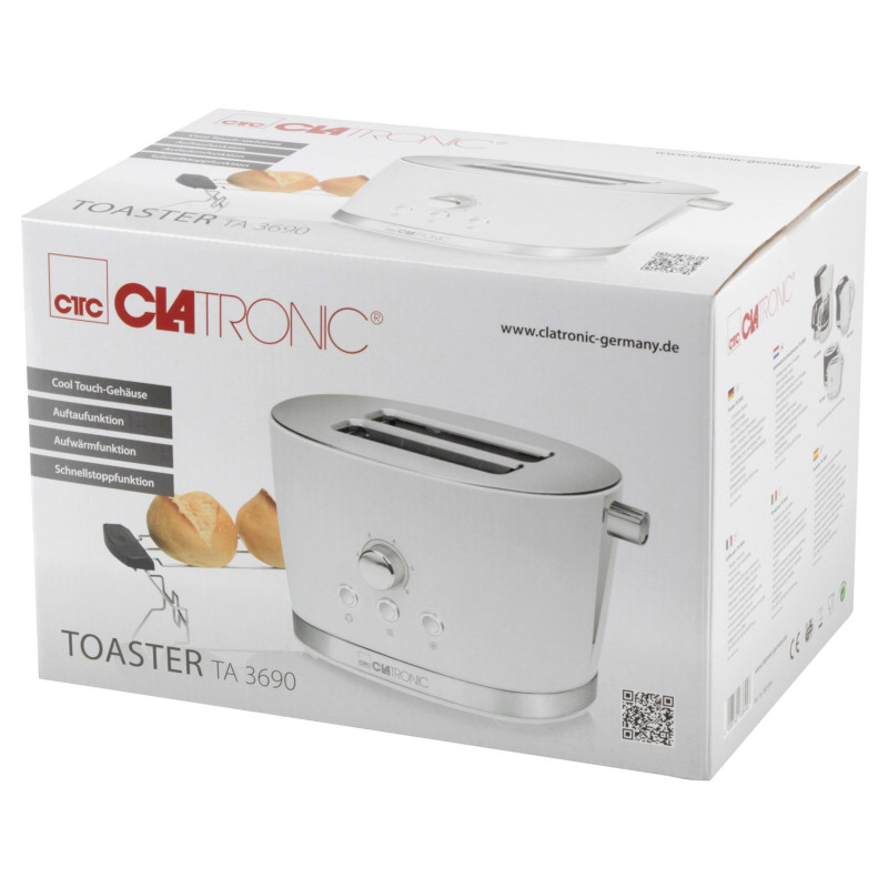 Toster Clatronic TA 3690 (biały)