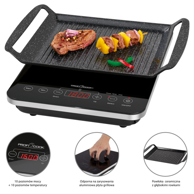 Grill indukcyjny ProfiCook PC-ITG 1130