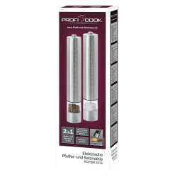 Elektryczny zestaw młynków do pieprzu i soli ProfiCook PC-PSM 1031