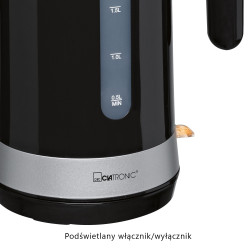 Czajnik elektryczny bezprzewodowy 1,8L Clatronic WK 3452 (czarny)