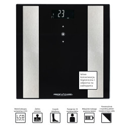 Analityczna waga osobowa 8 w 1 ProfiCare PC-PW 3007 FA (czarna)