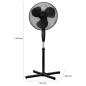 Wentylator stojący wiatrak podłogowy Clatronic VL 3603 S (Ø40cm, wys.125cm) Wentylator stojący wiatrak podłogowy Clatronic VL 3603 S (Ø40cm, wys.125cm)