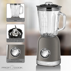 Mikser uniwersalny ProfiCook PC-UM 1195 (szary)