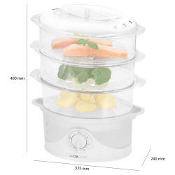 Parowar 3 poziomy gotowanie na parze Clatronic DG 3665