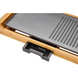Elektryczny Grill stołowy na bambusowej tacy Clatronic TG 3697