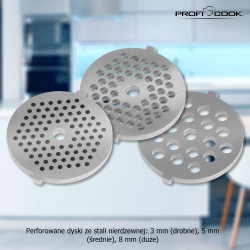 Maszynka do mięsa aluminium ProfiCook PC-FW 1172
