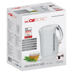 Czajnik elektryczny bezprzewodowy 1L Clatronic WK 3462 (biały)