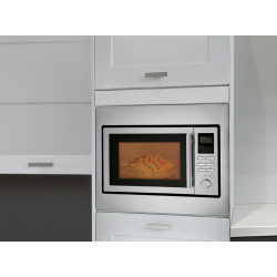 Kuchenka mikrofalowa z grillem, mikrowela do zabudowy Bomann MWG 2216 H EB (inox)
