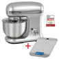 Robot kuchenny planetarny ProfiCook PC-KM 1222 W srebrny + waga