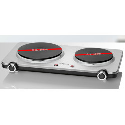 Kuchenka elektryczna 2-płytowa Clatronic DKP 3668 E