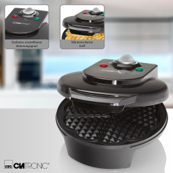 Gofrownica Clatronic WA 3491 (czarna) Outlet