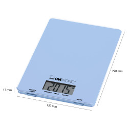 Elektroniczna waga kuchenna Clatronic KW 3626 (niebieska ) Outlet