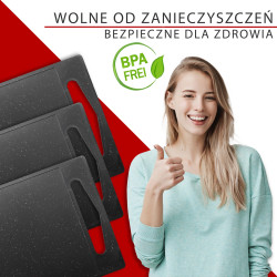 Zestaw desek do krojenia 3 elementy Classbach C-SB 4012 K (czarny)