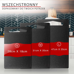 Zestaw desek do krojenia 3 elementy Classbach C-SB 4012 K (czarny)
