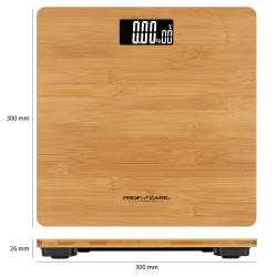 Bambusowa waga łazienkowa ProfiCare PC-PW 3103