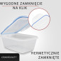 Pojemniki do przechowywania żywności 5x 1000 ml Classbach C-FHD 4007 K Outlet *