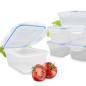 Pojemniki do przechowywania żywności 5x 1000 ml Classbach C-FHD 4007 K Outlet *