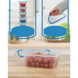 Pojemniki do przechowywania żywności 5x 1000 ml Classbach C-FHD 4007 K