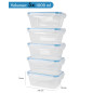 Pojemniki do przechowywania żywności 5x 1000 ml Classbach C-FHD 4007 K Outlet *