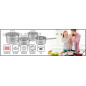 Zestaw garnków 7 elementów ProfiCook PC KTS 1224 Zestaw garnków 7 elementów ProfiCook PC KTS 1224