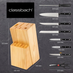 Zestaw noży 14 elementów Classbach C-MBS 4019