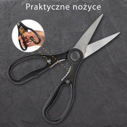 XXXX Zestaw noży 7 elementów Classbach C-MBS 4018 (czarny)