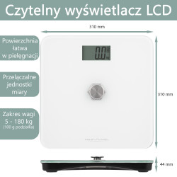 Kinetyczna waga łazienkowa ProfiCare PC-PW 3112