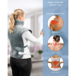 Kamizelka rozgrzewająca, ocieplacz karku, barków oraz pleców ProfiCare PC-RNH 3107