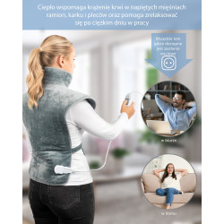 Kamizelka rozgrzewająca, ocieplacz karku, barków oraz pleców ProfiCare PC-RNH 3107