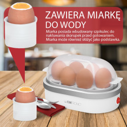 Jajowar urządzenie gotowania 6 jajek Clatronic EK 3497