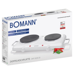 Kuchenka elektryczna dwupłytowa Bomann DKP 5028 CB