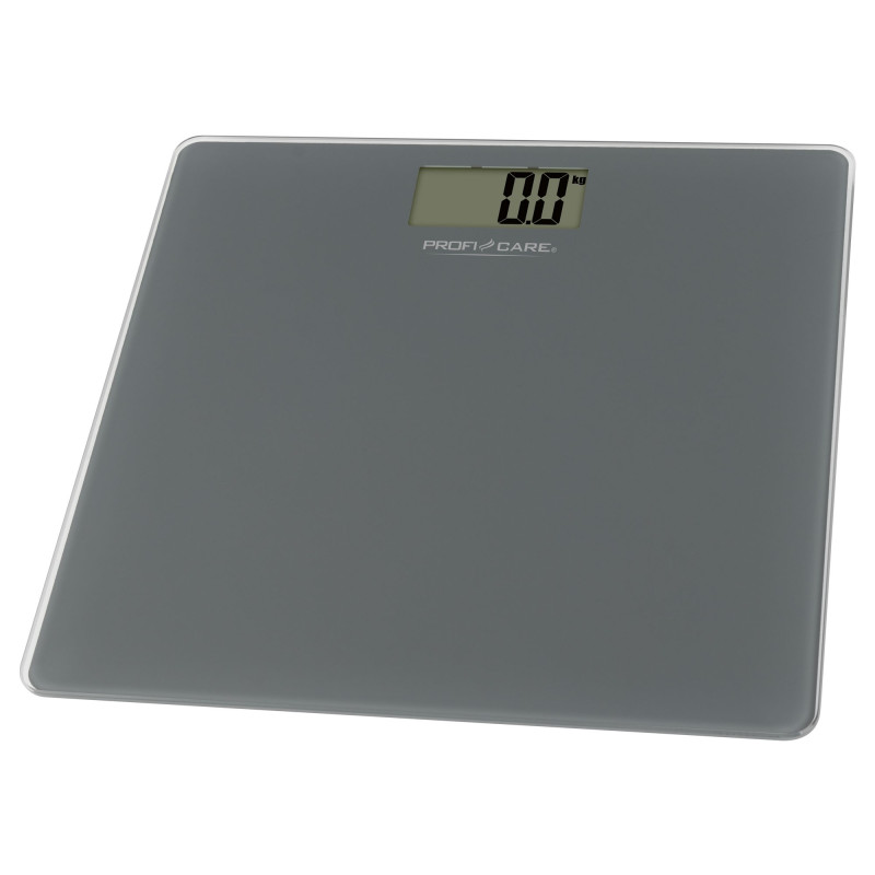 Waga łazienkowa szklana ProfiCare PC-PW 3122 (szara) Waga łazienkowa szklana ProfiCare PC-PW 3122 (szara)