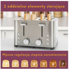 Toster na 4 kromki ProfiCook PC-TA 1252