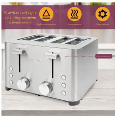 Toster na 4 kromki ProfiCook PC-TA 1252