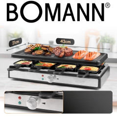 Elektryczny grill raclette Bomann RG 6039 CB W