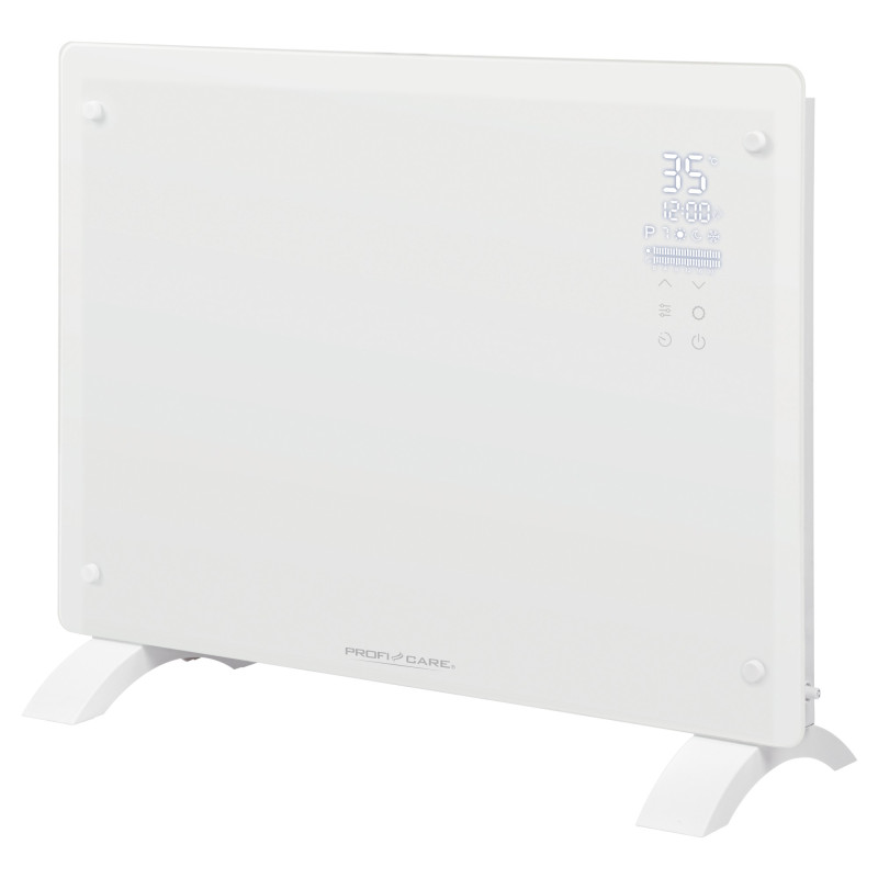 Szklany grzejnik konwektorowy ProfiCare PC-GKH 3118 (biały) Szklany grzejnik konwektorowy ProfiCare PC-GKH 3118 (biały)