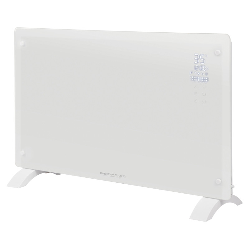Szklany grzejnik konwektorowy ProfiCare PC-GKH 3119 (biały)