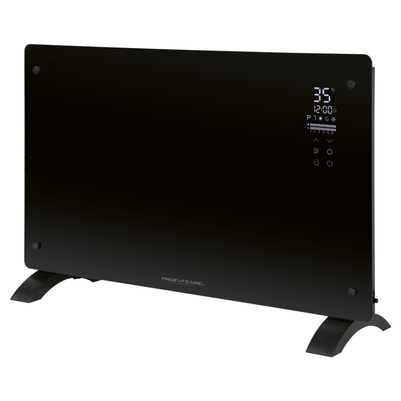 Szklany grzejnik konwektorowy ProfiCare PC-GKH 3119 (czarny) Szklany grzejnik konwektorowy ProfiCare PC-GKH 3119 (czarny)
