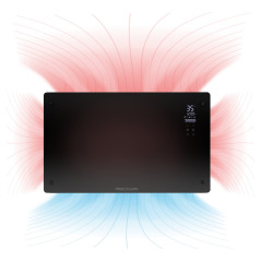 Szklany grzejnik konwektorowy ProfiCare PC-GKH 3119 (czarny)