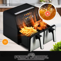 Air fryer frytkownica beztłuszczowa 8 litrów ProfiCook PC-FR 1287 H