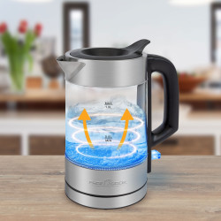 Czajnik elektryczny szklany 1.0 L ProfiCook PC-WKS 1229 G *