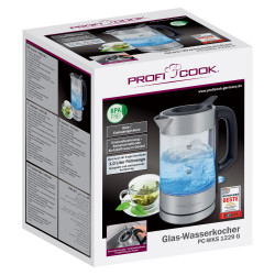 Czajnik elektryczny szklany 1.0 L ProfiCook PC-WKS 1229 G *