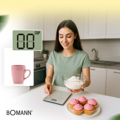 Waga kuchenna ze stali nierdzewnej Bomann KW 6086 CB