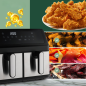 Frytkownica beztłuszczowa dwukomorowa 9 litrów ProfiCook PC-FR 1296 H