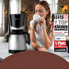 Ekspres przelewowy, Kawiarka z 2 termosami Clatronic KA 3328