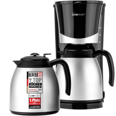 Ekspres przelewowy, Kawiarka z 2 termosami Clatronic KA 3328