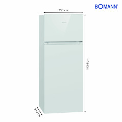 Chłodziarko-zamrażarka Bomann DT 7318 (biała)