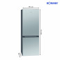 Lodówko-zamrażarka Bomann KG 322.1 (inox)