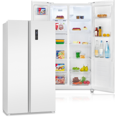 Chłodziarko-zamrarażarka side-by-side Bomann SBS 7344 (biała)