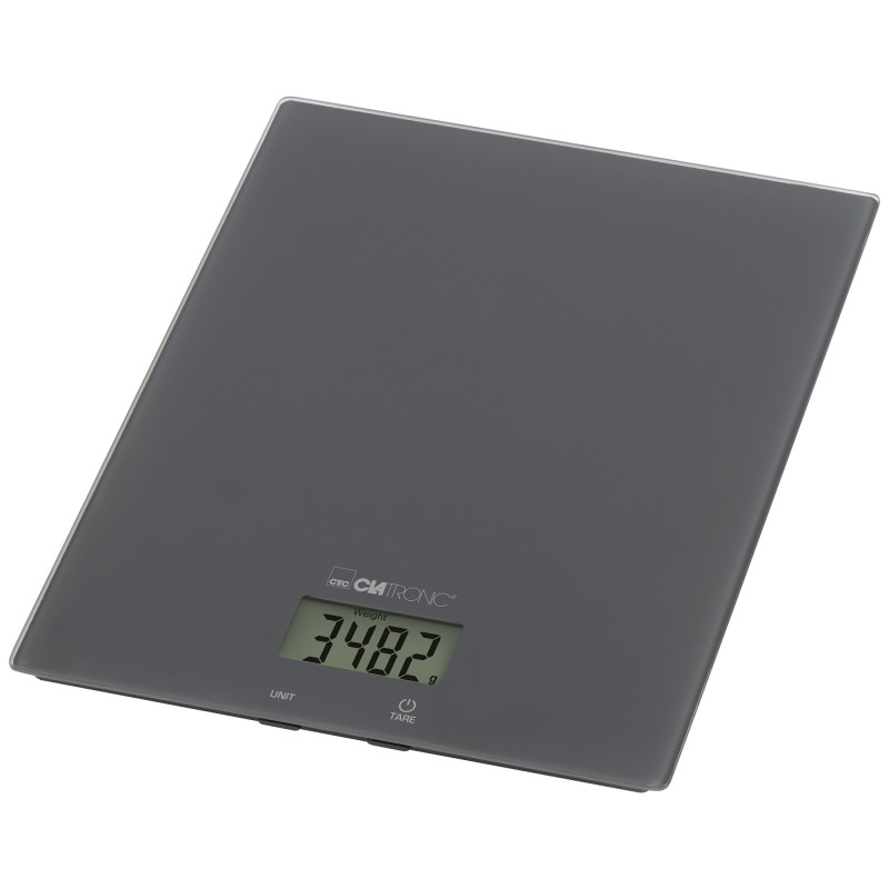 Szklana waga kuchenna Clatronic KW 3820 (szara)
